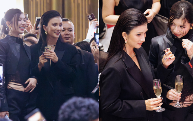 Lần đầu Kim Tuyến và Đồng Ánh Quỳnh công khai, trung tâm thương mại như vỡ trận