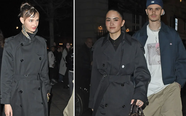 Tình cũ của cậu hai nhà Beckham vội vã "bỏ chạy" sau 20 phút vì đụng độ đàng trai và bạn gái mới