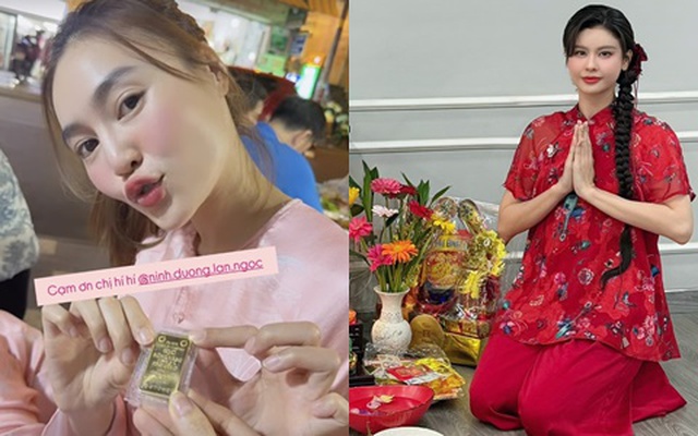 Showbiz Việt ngày Vía Thần tài: Lan Ngọc tặng vàng, 1 sao nữ dâng mâm cúng toàn tiền vàng gây choáng!