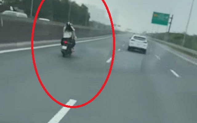 Đã xác định được danh tính nữ sinh viên chạy xe máy vào cao tốc gây nguy hiểm