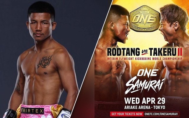 'Người sắt' Muay Rodtang tái đấu cao thủ Nhật 1 năm sau pha đấm gục 80 giây