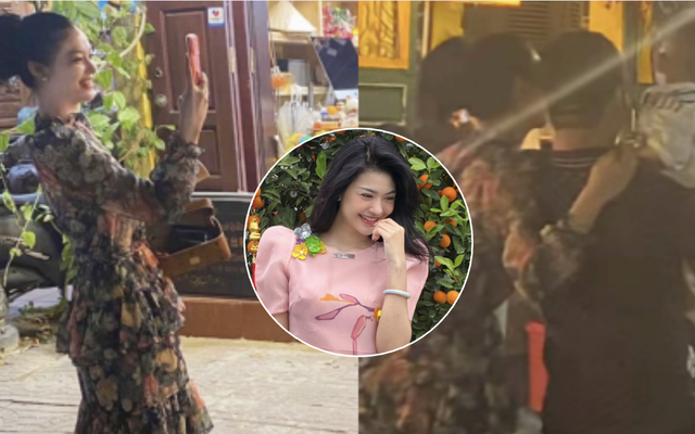 Á hậu Lona Kiều Loan bị "team qua đường" bắt gặp, xuất hiện bé trai gây chú ý