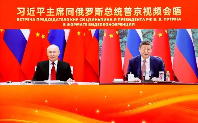 Nội dung chi tiết cuộc hội đàm trực tuyến giữa Tổng thống Nga Putin và Chủ tịch Trung Quốc Tập Cận Bình