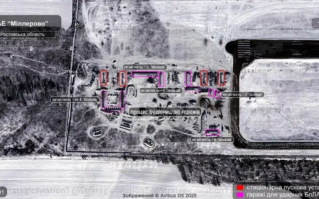 Ảnh vệ tinh tiết lộ Nga mở rộng các điểm phóng UAV tấn công