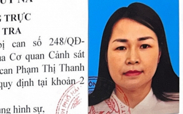 Truy nã Phạm Thị Thanh SN 1969