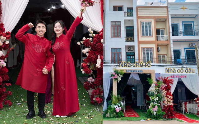 Đám cưới cặp đôi sát vách ở Bắc Ninh: Cô dâu chưa khóc xong đã về đến nhà chồng, đãi 220 mâm cỗ