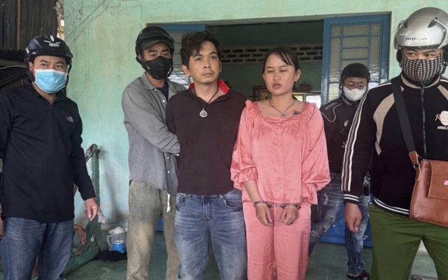 Bắt vợ chồng Trần Dương Hoàng 35 tuổi và Phan Thu Hiền 27 tuổi