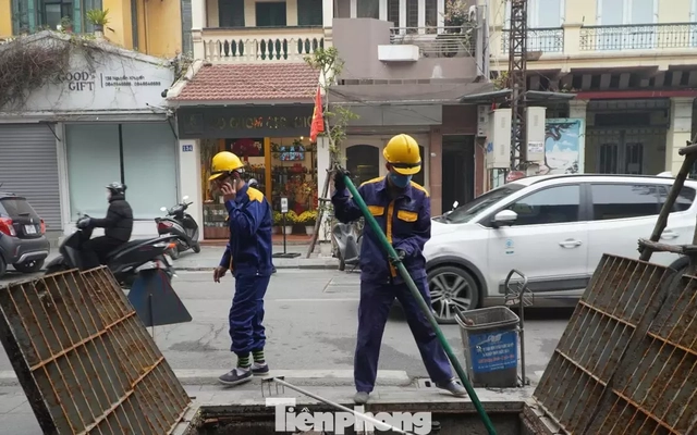 Cận cảnh bể ngầm chống ngập dưới lòng đất ở Hà Nội