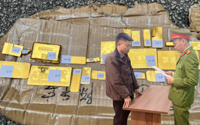 Phá chuyên án xuyên quốc gia, bắt Trần Kim Tuyến sinh năm 1985, tịch thu hàng trăm cân vàng bạc