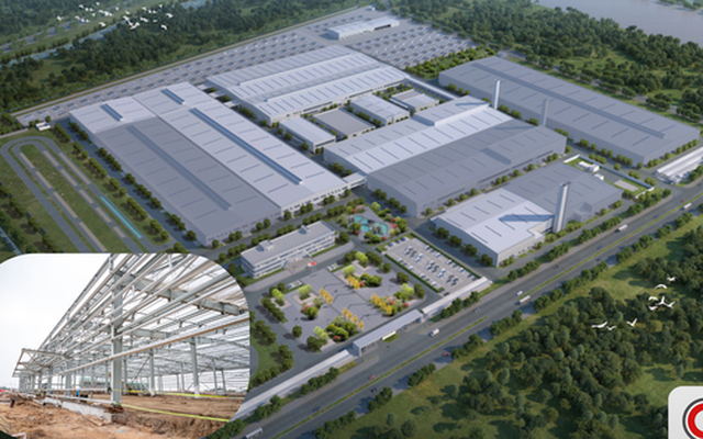 Hình ảnh mới nhất về Nhà máy ô tô Trung Quốc đầu tiên ở Việt Nam sau 3 tháng khởi công: Những chi tiết đáng chú ý