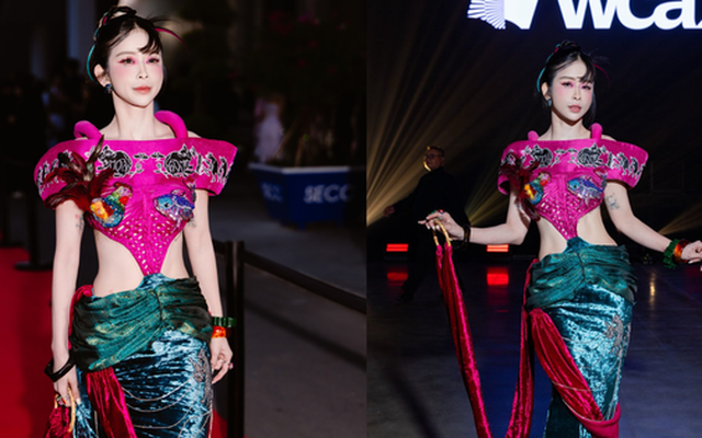 Không nhận ra Châu Tuyết Vân ở WeChoice Awards: Visual "bùng nổ" khoe trọn vòng eo con kiến, "outfit chặt chém" giữa rừng sao Vbiz