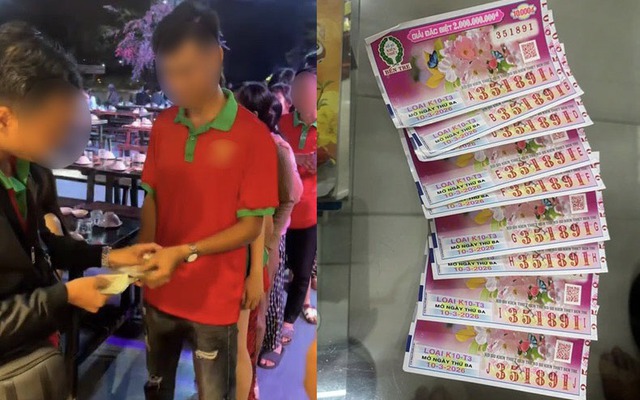 Nhân viên quán nhậu trúng số 18 tỷ đồng, hé lộ số tiền tán lộc cho chủ quán và 40 đồng nghiệp
