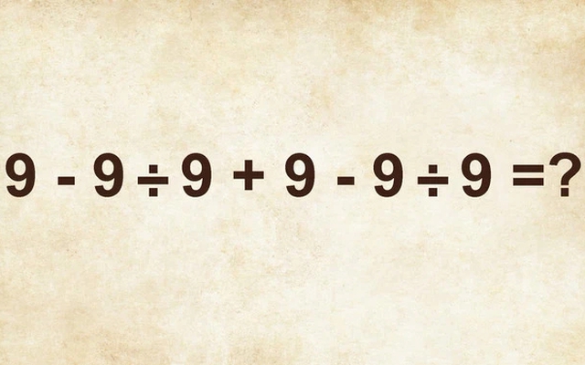 Gần 80 năm, bài Toán tưởng học sinh tiểu học cũng làm được vẫn khiến hàng triệu người “rối não”: Bạn chọn kết quả nào?