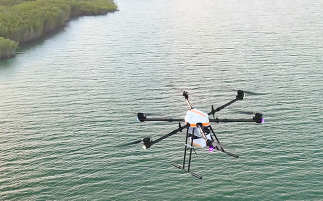 Thông tin mới nhất về UAV giao hàng trên biển "Made in Vietnam", kháng gió cấp 7, 8