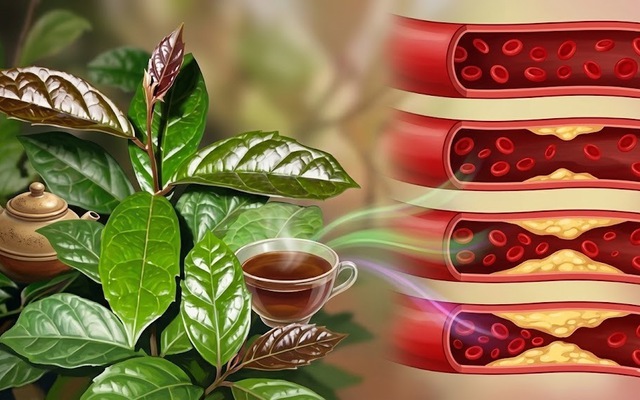 Uống nước xạ đen có giảm mỡ máu?