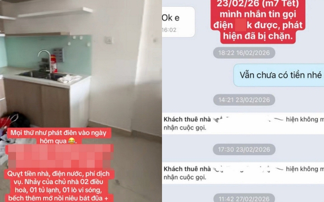 Chủ nhà ở Hà Nội sốc khách thuê căn hộ "bốc hơi" cùng 2 điều hoà,1 tủ lạnh mà không ai hay biết