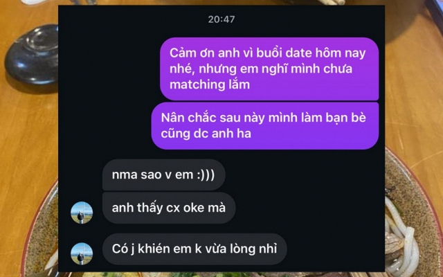 1 bát bún bò và chuyện dở khóc dở cười của chàng trai "ế không tinh tế" hẹn hò hò cô nàng "quá già để độc thân"