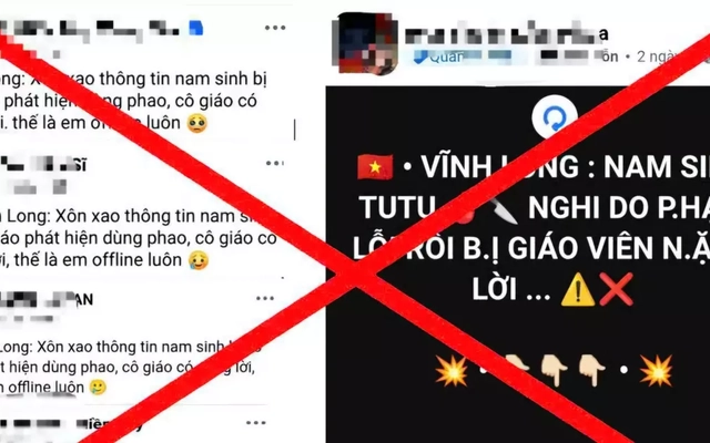 Công an Vĩnh Long bác thông tin nam sinh tự tử vì bị phát hiện dùng phao thi