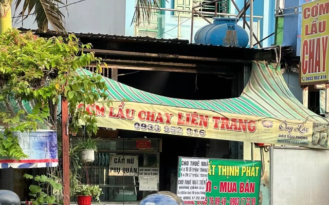 Nhân chứng bàng hoàng kể lại vụ cháy quán chay khiến hai mẹ con tử vong