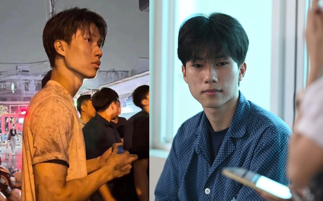 Lộ diện 'người hùng' trong bức ảnh ám khói sau vụ cháy nhà ở Hà Nội