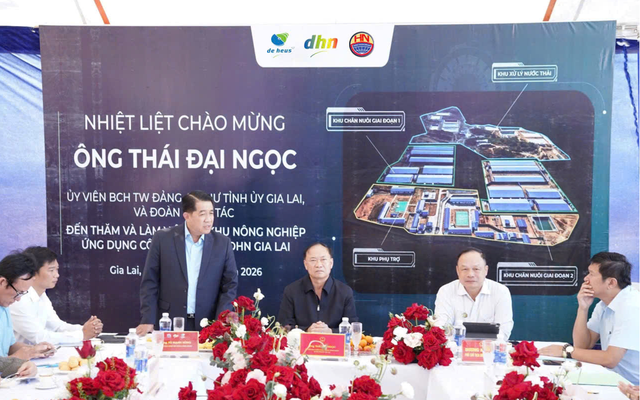 DHN Gia Lai vận hành sớm 10 tháng, mở rộng chuỗi chăn nuôi hiện đại