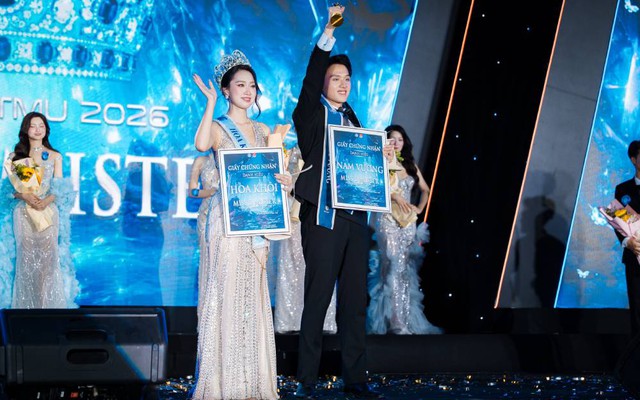 Sinh viên Khoa Khách sạn Du lịch đăng quang Nam vương Miss & Mister TMU 2026