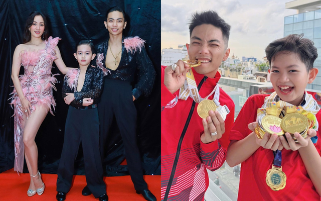 Khánh Thi vỡ oà hạnh phúc khi Phan Hiển và con trai được Liên đoàn khiêu vũ thế giới vinh danh