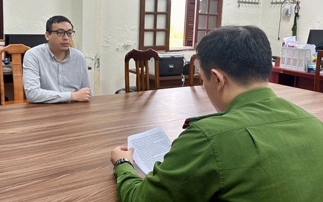 Công an bắt quả tang Luật sư tập sự Lê Văn Sơn sinh năm 1993