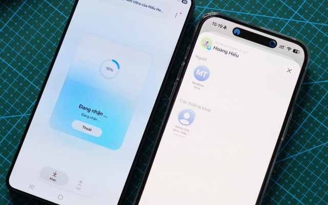 Tạm biệt Zalo, Messenger, điện thoại Samsung đã có thể AirDrop siêu tiện với iPhone
