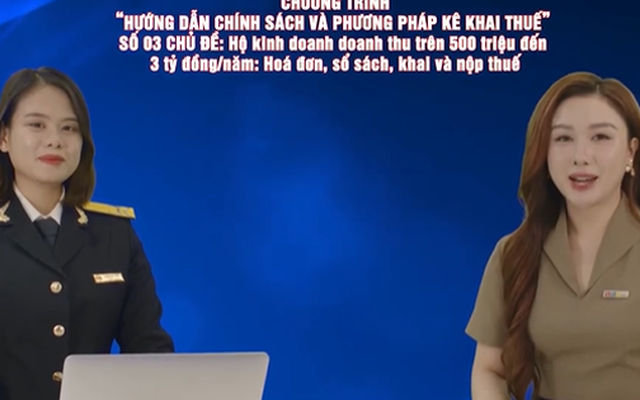 Đại diện Cục Thuế: Doanh thu vượt 3 tỷ đồng giữa năm, hộ kinh doanh vẫn được giữ cách tính thuế cũ