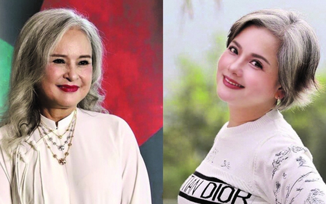 2 nữ NSND có mái tóc bạc tự nhiên: Người là Đại tá, người đi qua bạo bệnh để học cách sống vui