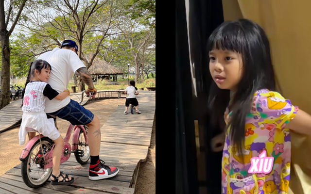 Con riêng của vợ hờn dỗi vì nam ca sĩ Việt đi làm về muộn: "Ba hứa với con"