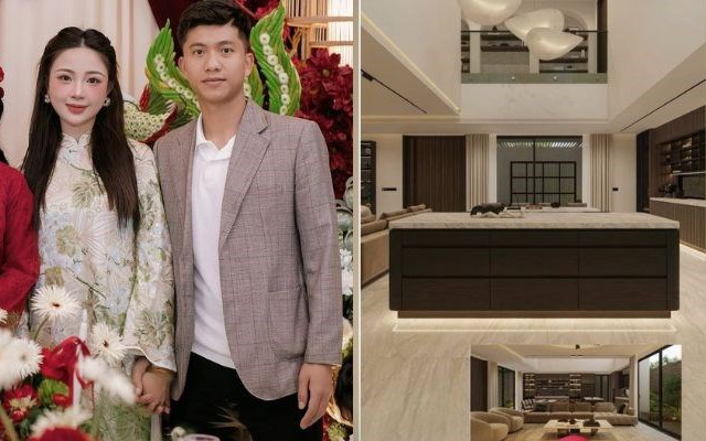 Cô chủ khách sạn khoe quà 8.3 cực khủng từ tuyển thủ Phan Văn Đức: Biệt thự mới toanh, phòng khách cực đẹp