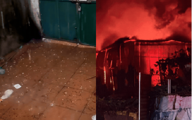 Hà Nội rạng sáng nay: Mưa đá và có cháy lớn