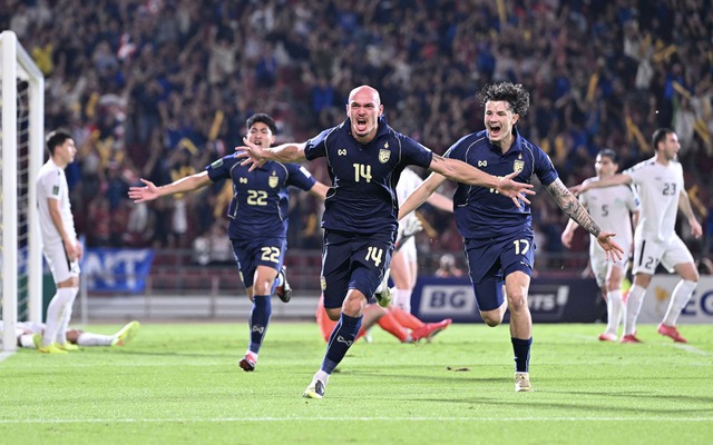Tuyển Thái Lan thắng nghẹt thở, nối gót Việt Nam dự Asian Cup