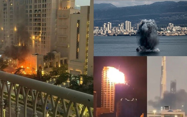 UAE hứng đòn tấn công của 186 tên lửa và 812 UAV từ Iran