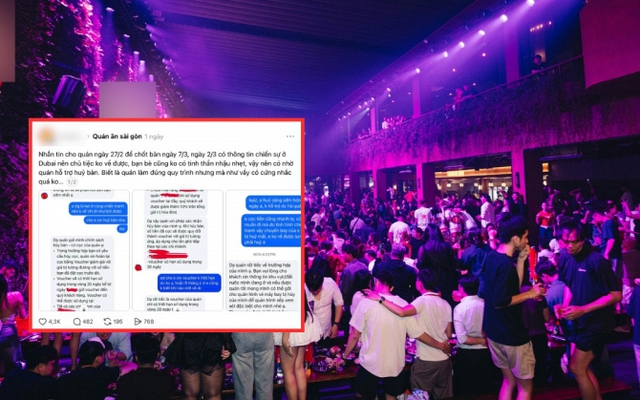 Khách Việt ở Trung Đông xin hủy cọc, quán nhậu TP.HCM lên tiếng "Giám đốc cũng đang kẹt ở Dubai"