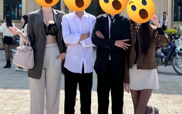 Ăn mặc phản cảm ở trường học, cô gái khiến cộng đồng mạng không khỏi bức xúc