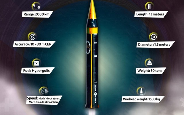 Biết gì về tên lửa đạn đạo Khorramshahr-4 của Iran?