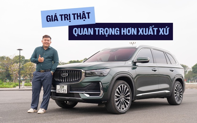 Bỏ qua CX-8, Everest, chủ xe Geely Monjaro: ‘Đừng để xuất xứ đánh lừa cảm giác lái’