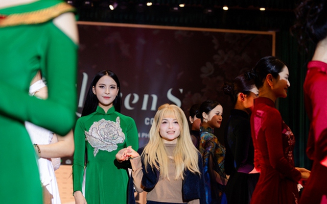 NTK Trần Phương Hoa tôn vinh vẻ đẹp người phụ nữ Công an Nhân dân qua bộ sưu tập áo dài