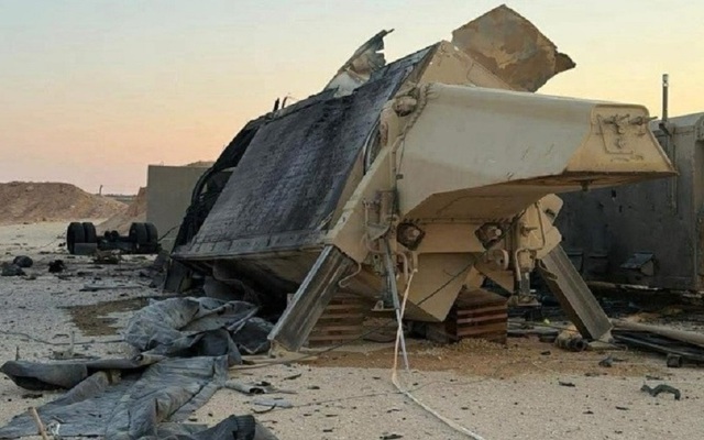 Cận cảnh 'mắt thần' của hệ thống THAAD Mỹ bị UAV Iran phá hủy