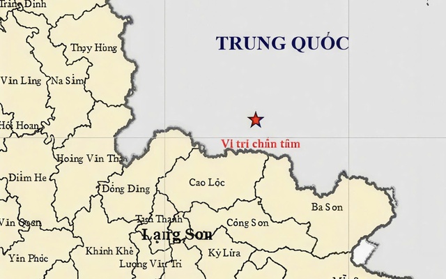Động đất gần biên giới Việt- Trung, người dân Lạng Sơn cảm nhận rung lắc nhẹ