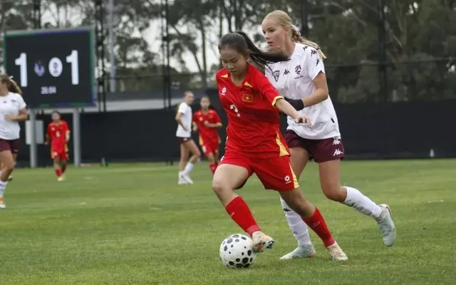 U15 nữ Việt Nam bất phân thắng bại cùng U15 nữ Queensland Maroon