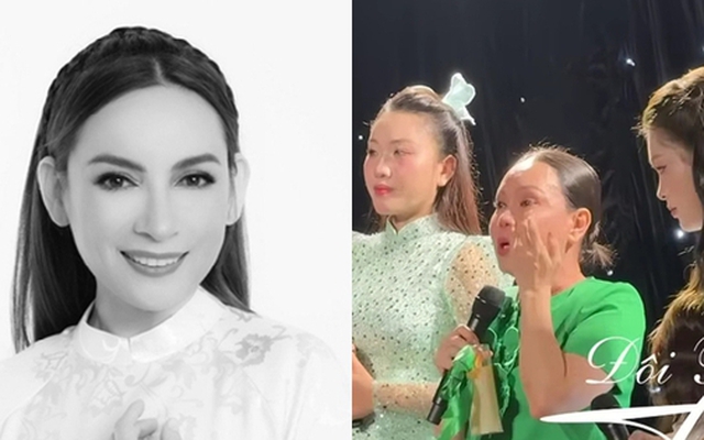 Người từng mang bình tro cốt Phi Nhung lên máy bay bật khóc xin lỗi khán giả
