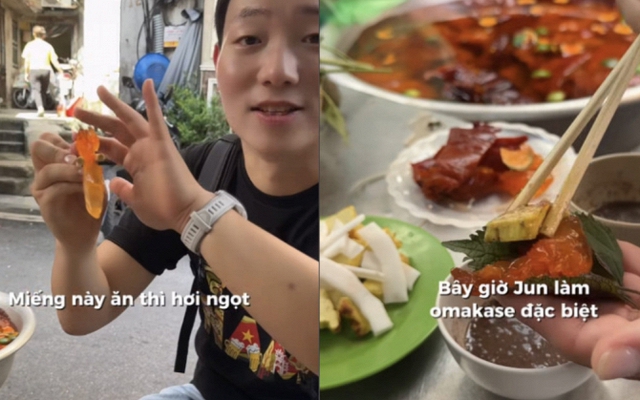 Khách Hàn chi 50.000 xử gọn sứa đỏ mắm tôm và chả rươi khiến dân tình ngả mũ bái phục