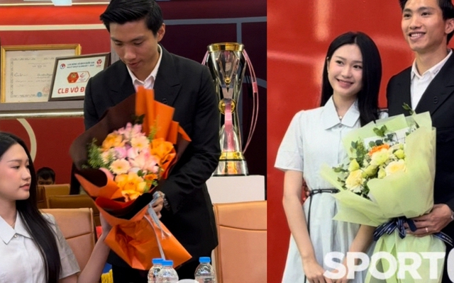 Cận cảnh cử chỉ ga lăng, tình cảm của Đoàn Văn Hậu dành cho Doãn Hải My