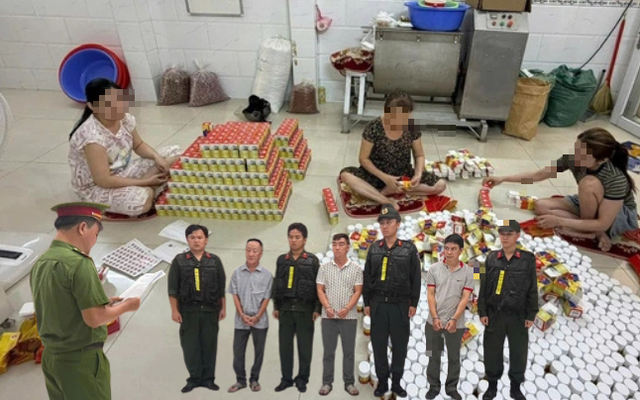 Khám xét khẩn cấp thu giữ 4.000 hộp thuốc, 790kg viên nang, bắt tạm giam chủ xưởng thuốc Thái Chánh Kiên