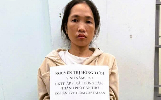 Bắt Nguyễn Thị Hồng Tươi sinh năm 1993