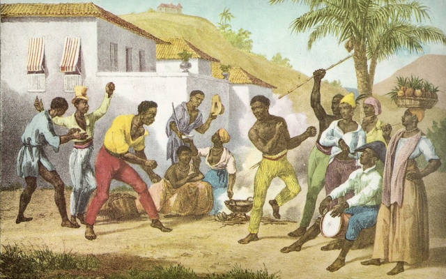 Môn võ của nô lệ nguỵ trang thành nhảy múa, tạo nên văn hóa bóng đá Brazil